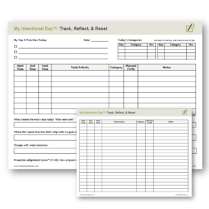 My Intentional Day™ Notepad (8.5x11)