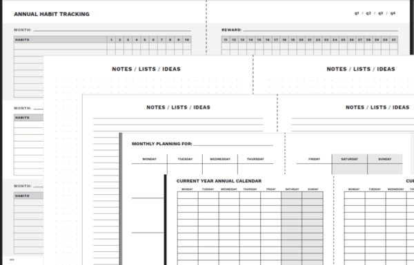 UNDATED ProAction Planner (8.5x11, Unbound) - Image 7