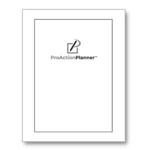 UNDATED ProAction Planner (8.5x11, Unbound)